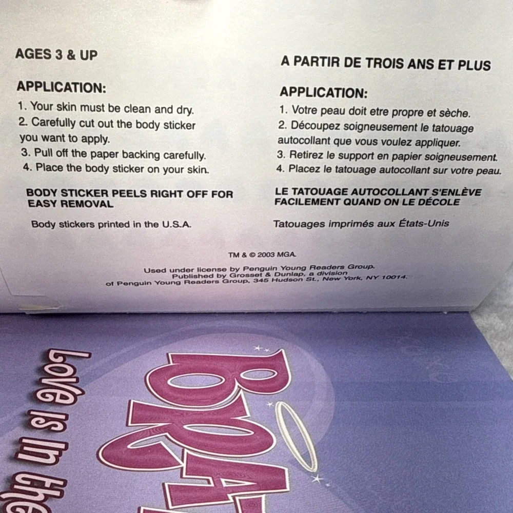 2003 Bratz: Love Is in the Air! Valentine's Day Stories from the Bratz Y2K Book